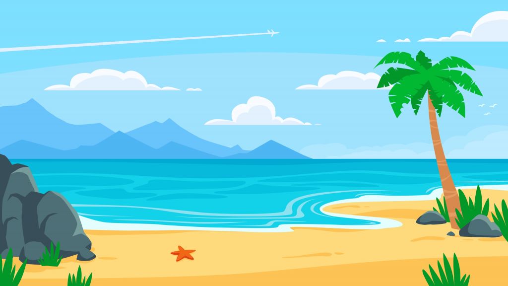 Illustration de plage