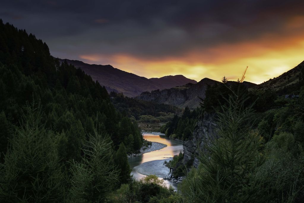 Rivière en Nouvelle-Zélande