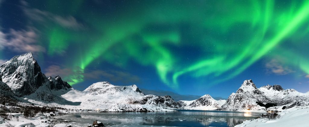 Aurores boréales en Norvège