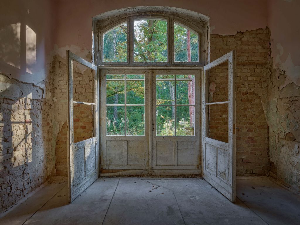 Maison abandonnée dans la forêt