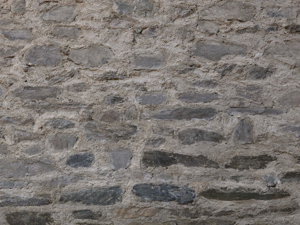 Mur avec des pierres brutes