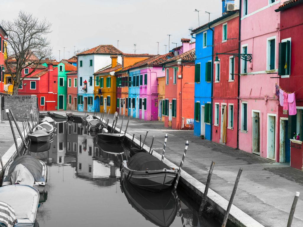 Maisons de pêcheurs colorées