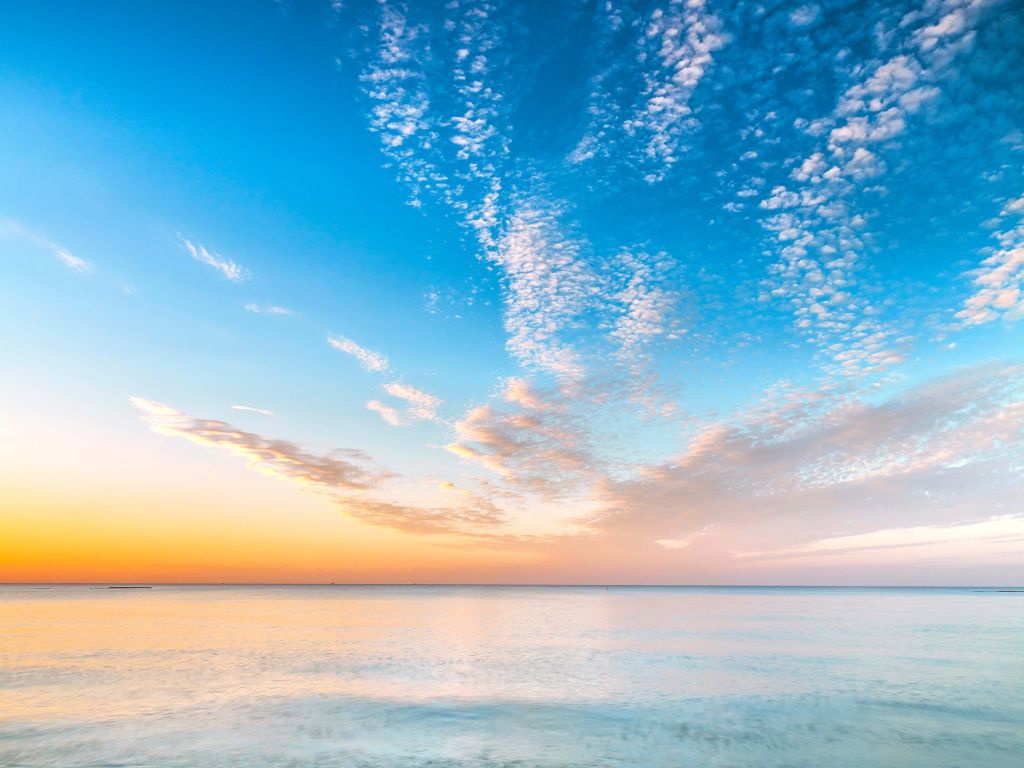 Lever de soleil sur la plage