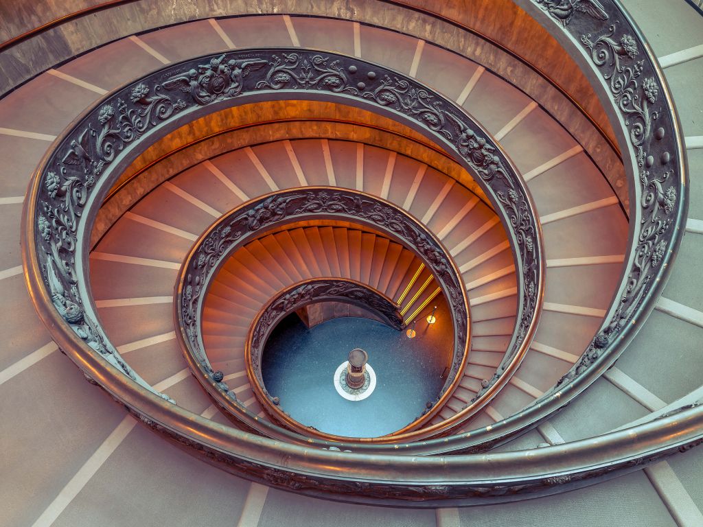 Escalier à Rome