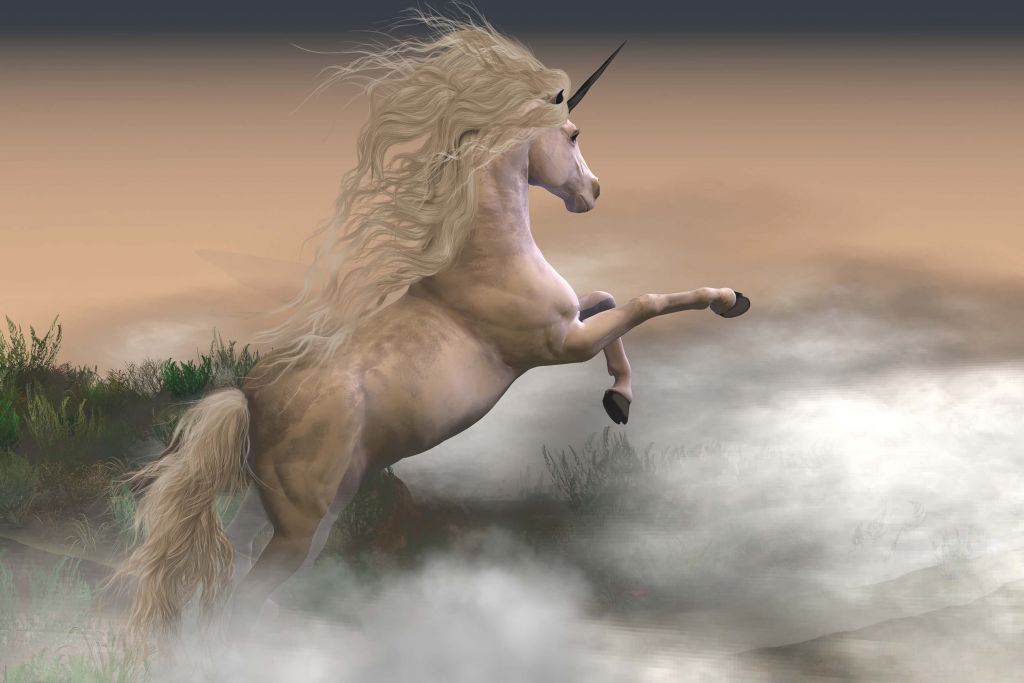 Licorne au galop