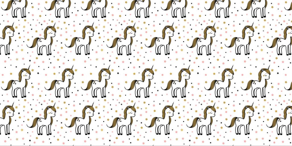 Motif de licornes