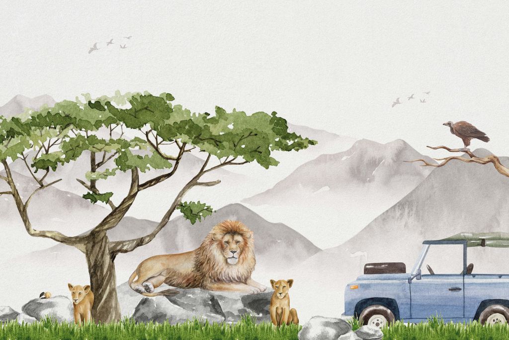 Safari au lion