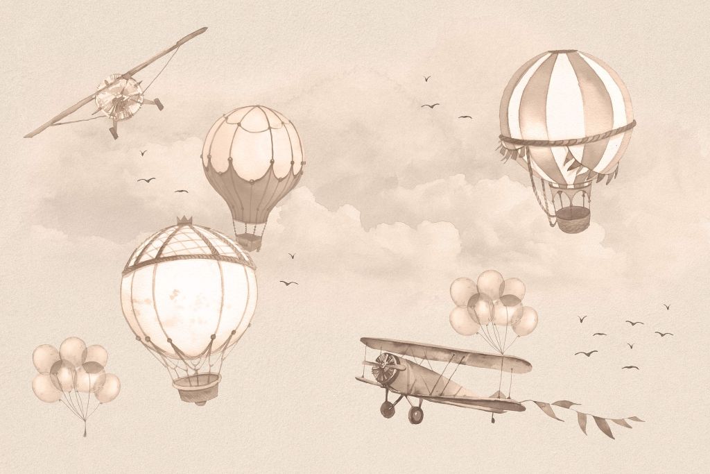 Sky Balloons en taupe