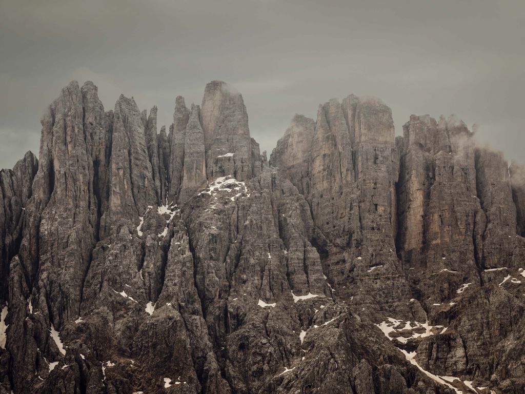 Les sommets des Dolomites