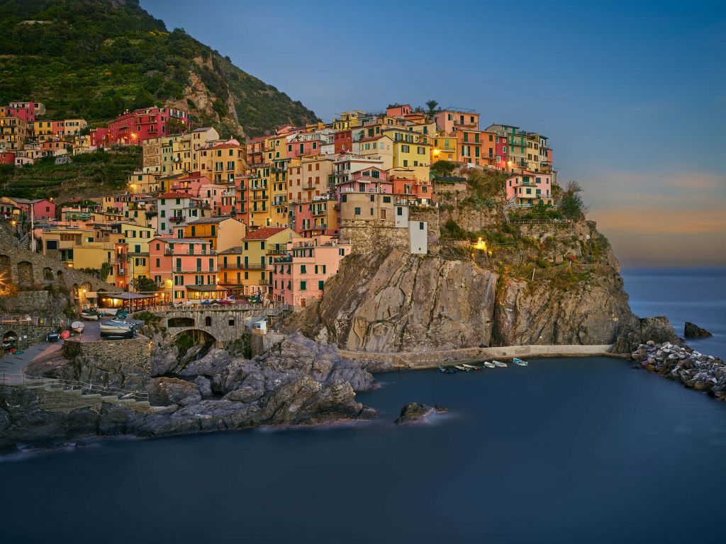 Maisons colorées en Italie
