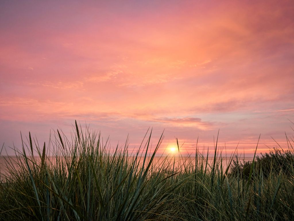 Lever de soleil en mer