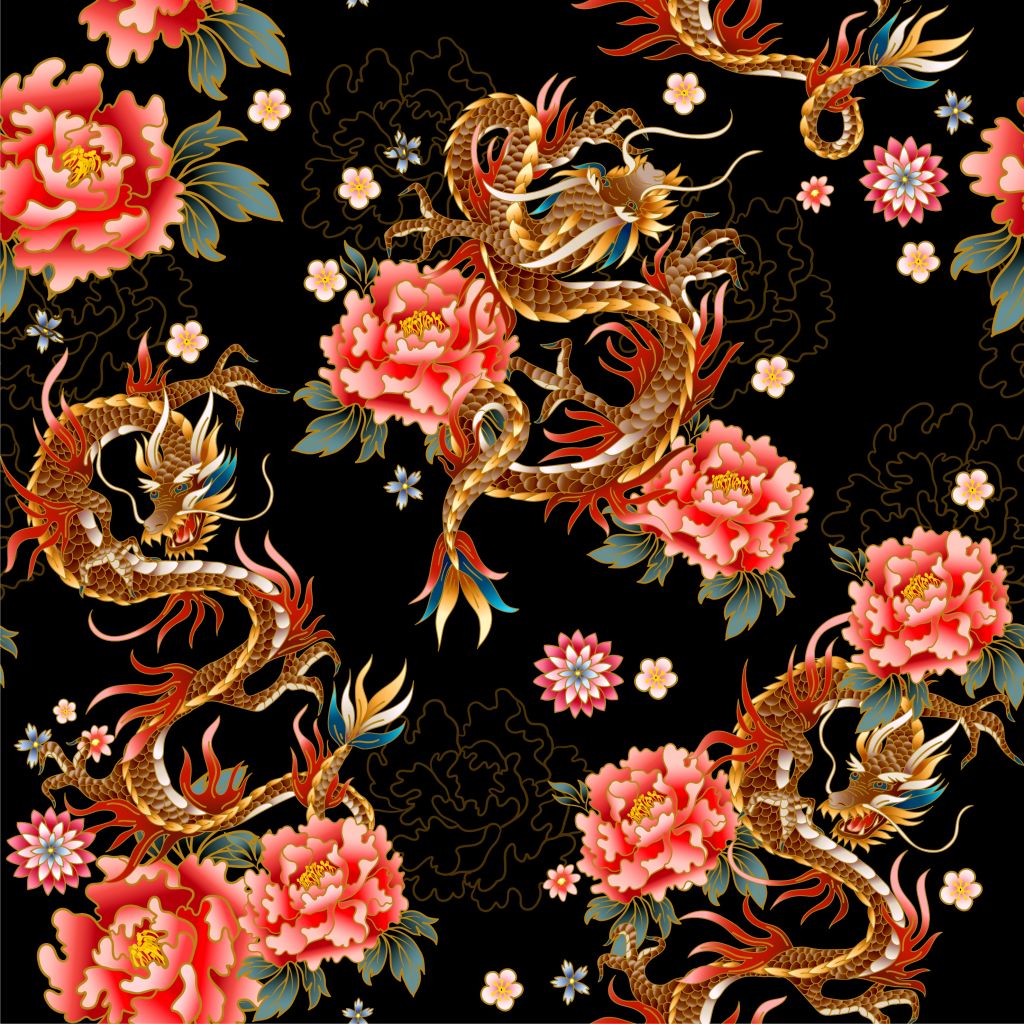 Dragons traditionnels chinois