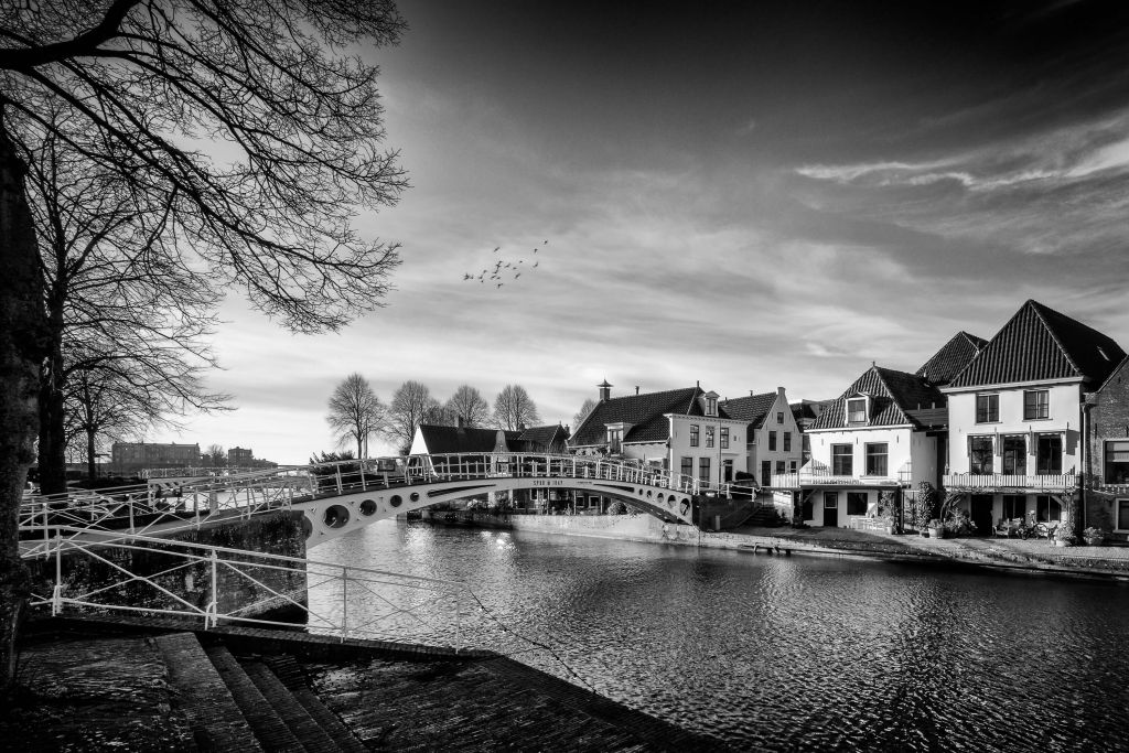 Ville fortifiée de Dokkum Pont sur le Klein Diep Frise 