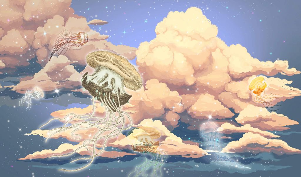 Des méduses dans les nuages