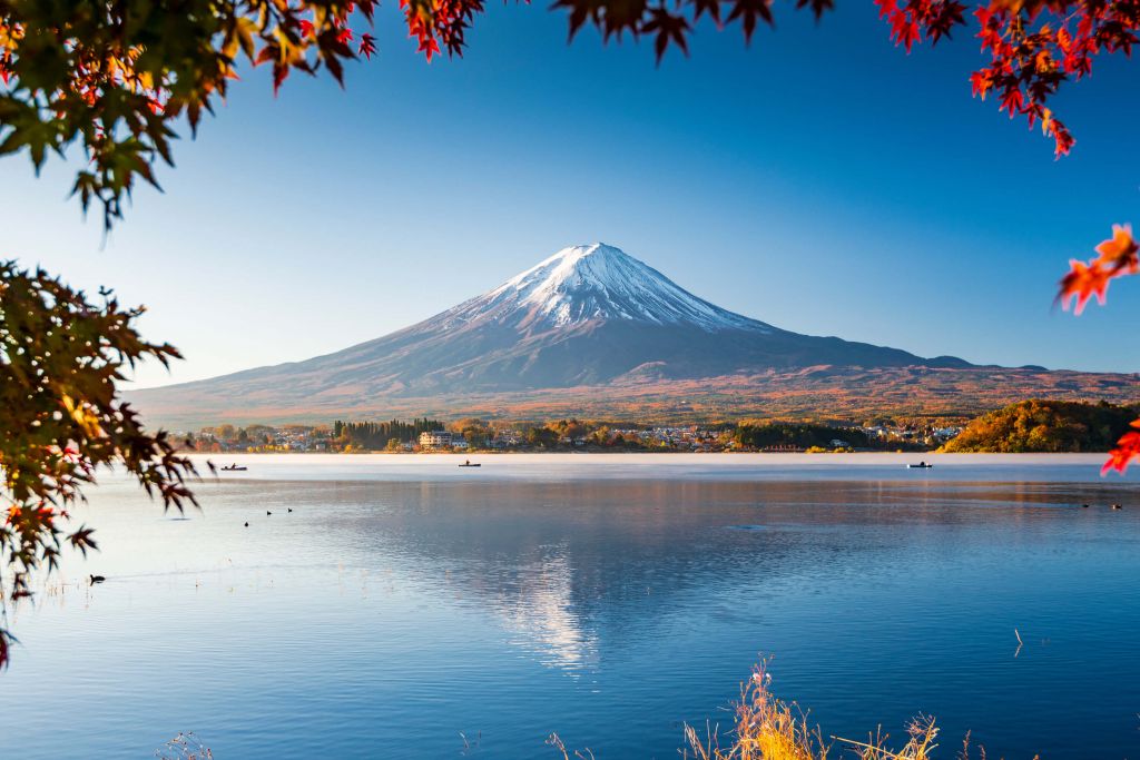 Le Mont Fuji dans l'après-midi