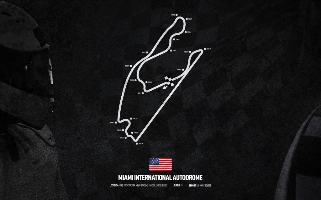 Circuit de Formule 1 - Autodrome international de Miami - États-Unis d'Amérique