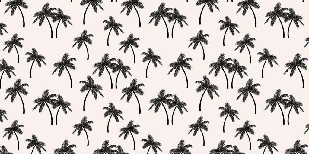 Motif avec palmiers