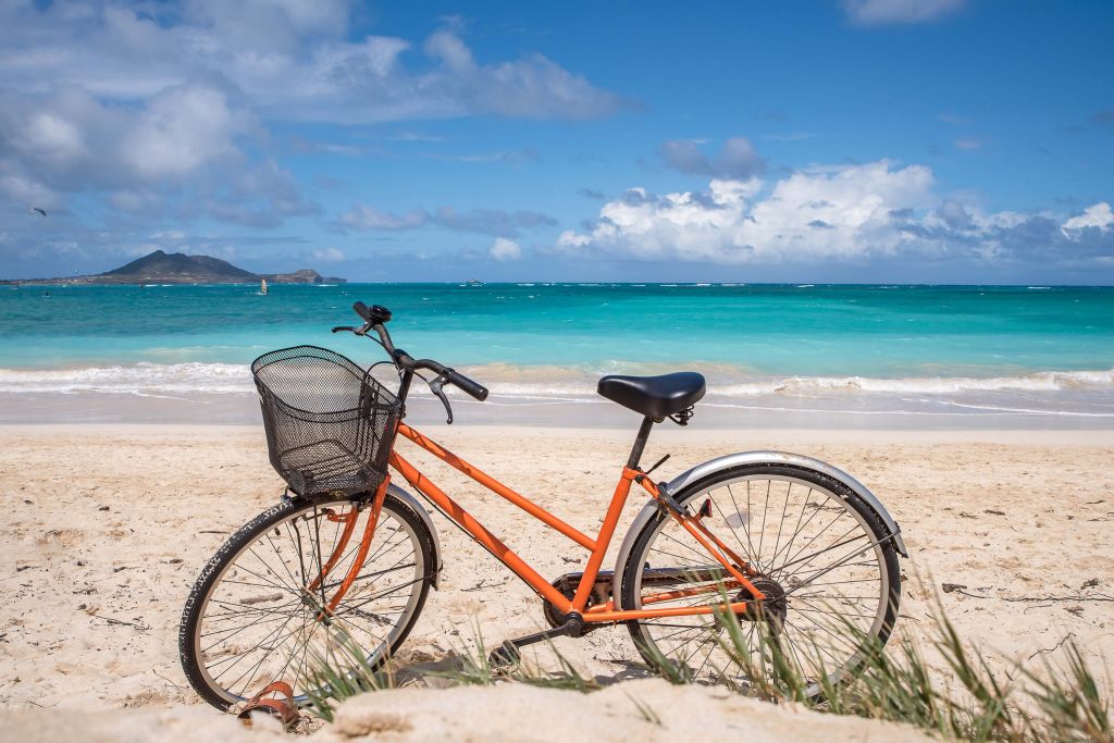 Vélo sur la plage