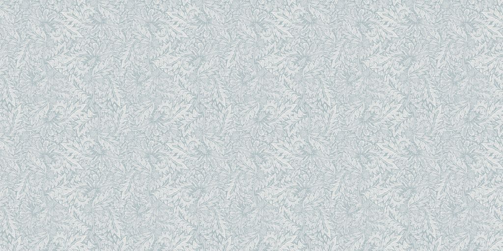 Morris Florals & Leaves - bleu poudré