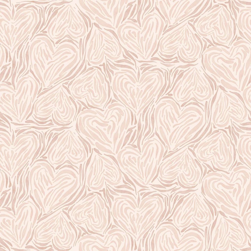 Feuilles organiques en beige rosé