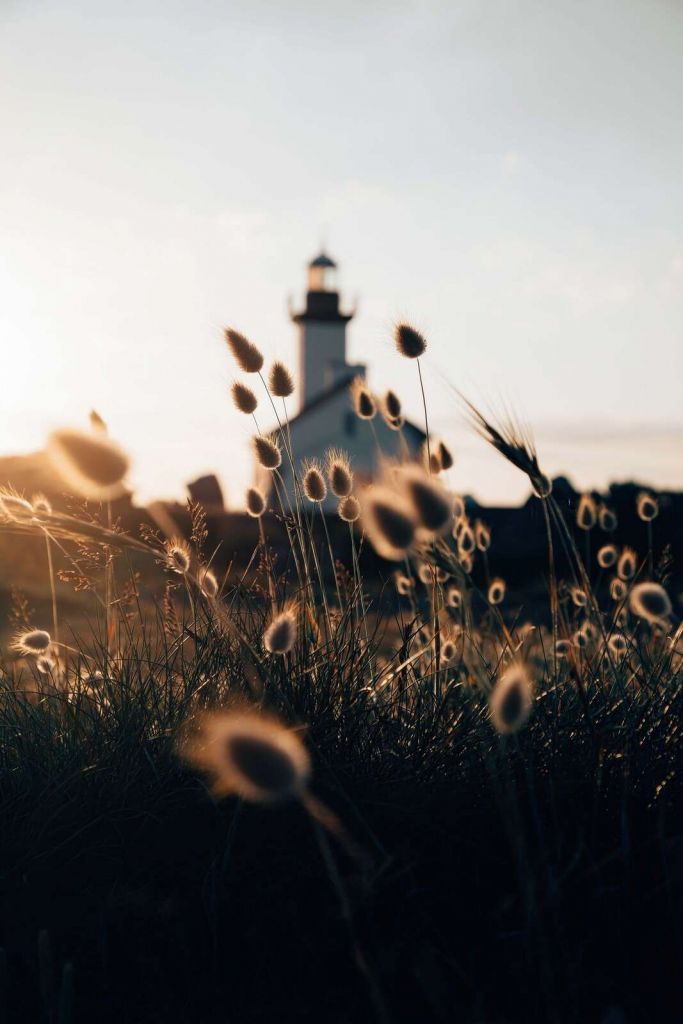 Phare dans la lueur estivale du soir