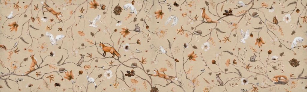 Forêt ludique - Beige - Panorama