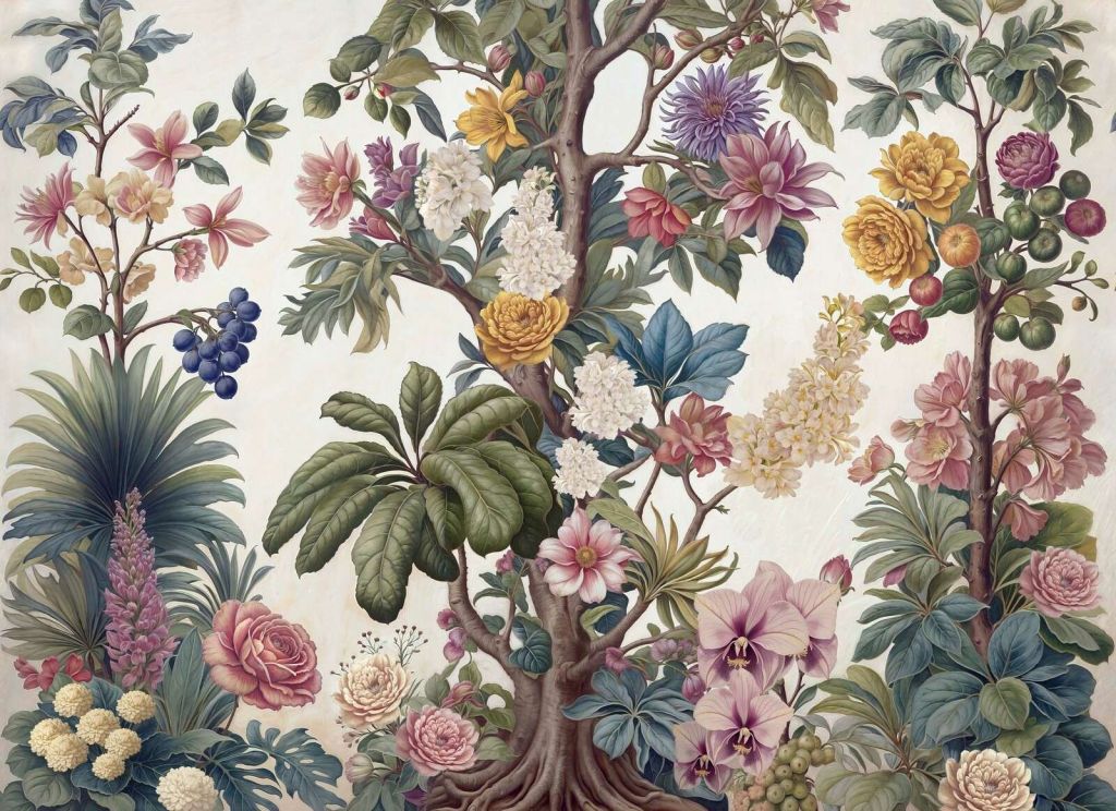 arbre botanique en fleurs