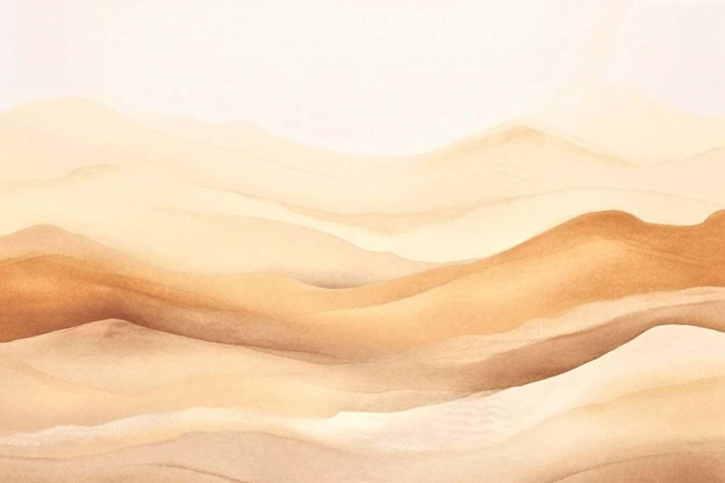 Tranquillité des vagues du désert