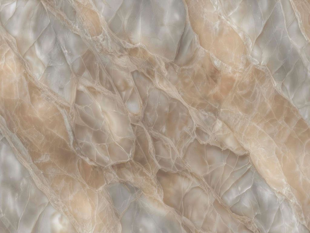 Légère structure marbrée dans des tons de sable
