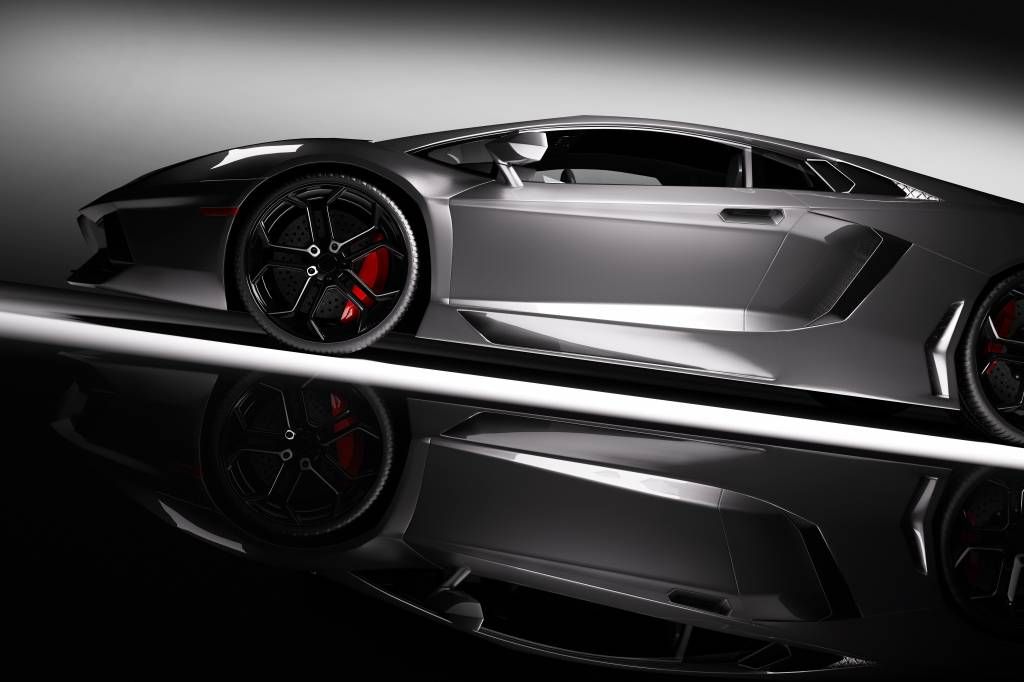 Transportation - Lamborghini grise - Chambre d'adolescent