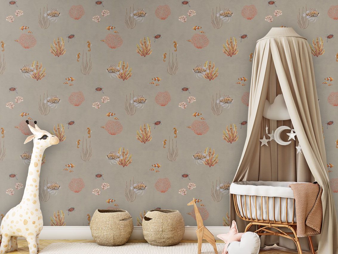 Coral Garden - Brown - 120