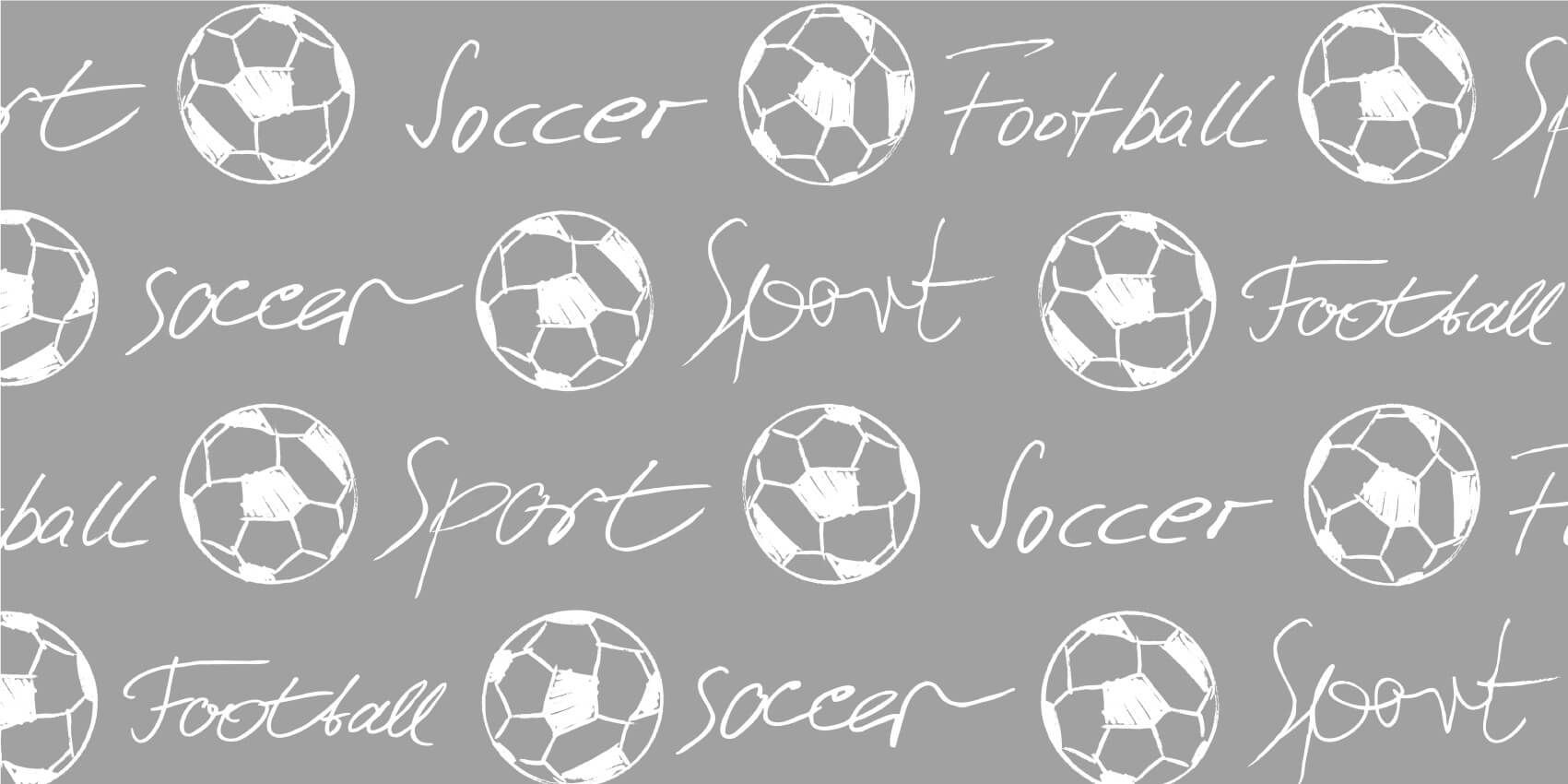 Football - Ballons de football et texte - Chambre des enfants Football - Ballons de football et texte - Chambre des enfants