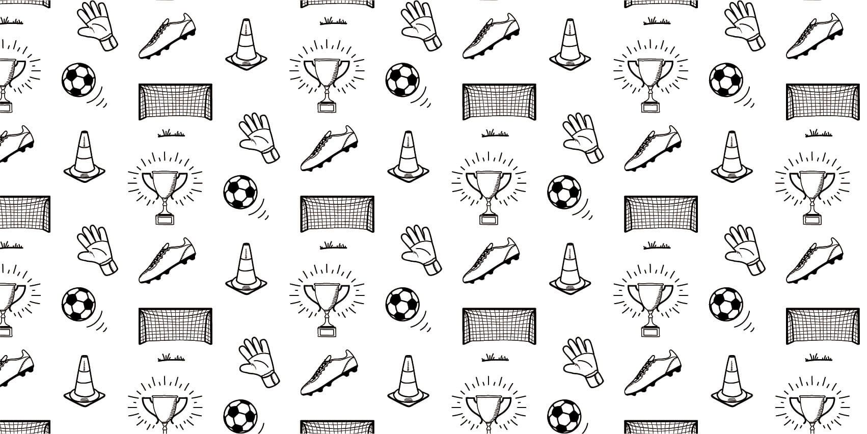 Football - Modèle de football - Chambre des enfants Football - Modèle de football - Chambre des enfants