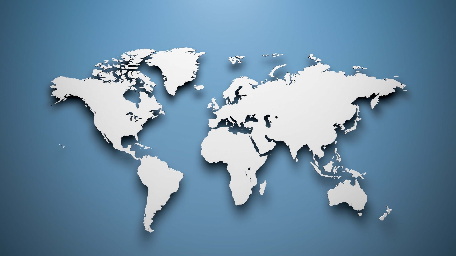 Autocollant Mural 3D Carte Du Monde – Papier Peint Effet Bleu Lumineux Pour Salon, Style Amy