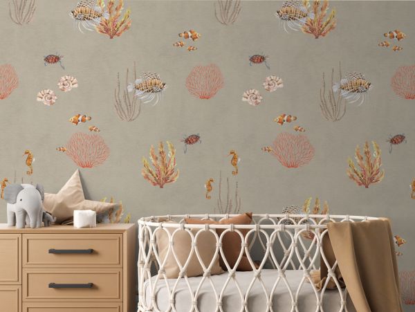 Coral Garden - Brown - 120