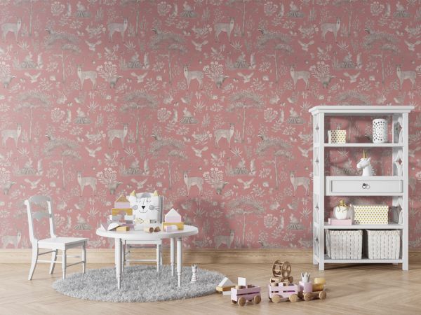 Fantastic Forest - Vintage Pink - 90