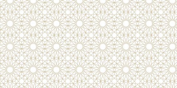 Motif Fleurs géométriques, blanches