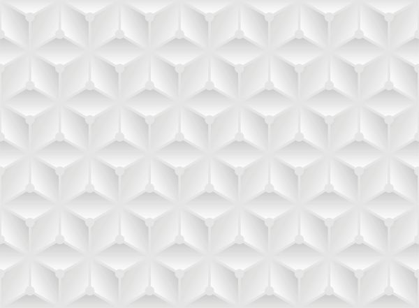 Motif 3D blanc