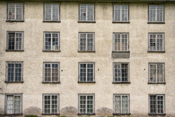 Pignon d'une ancienne usine