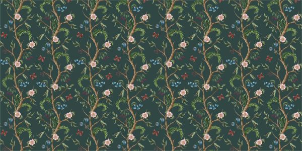 Motif de fleurs épanouies