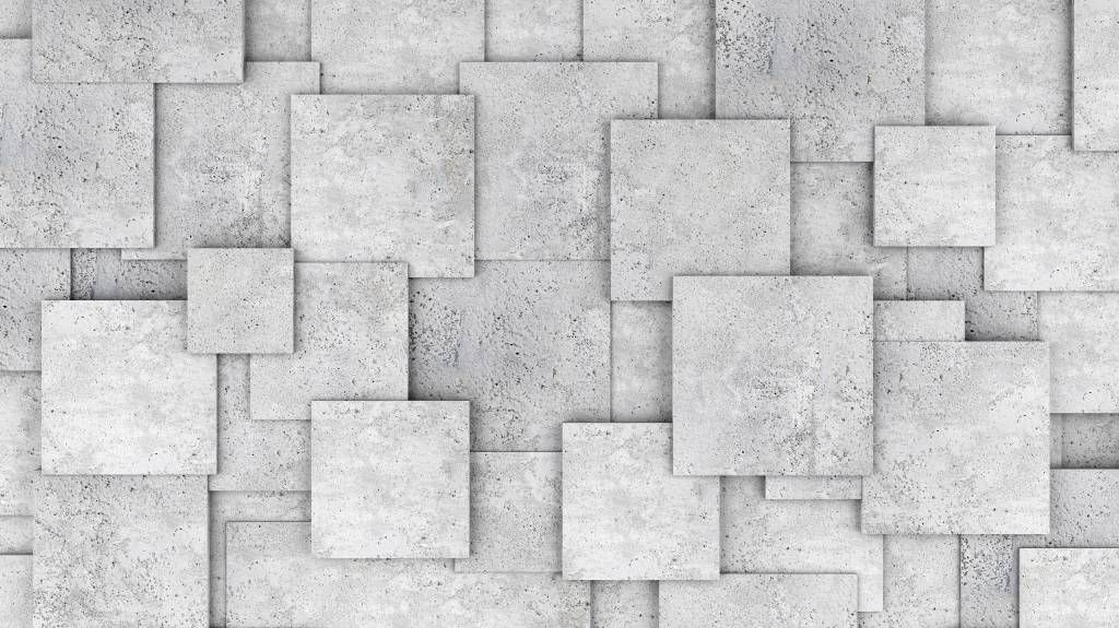 Carreaux carrés en 3D main product photo