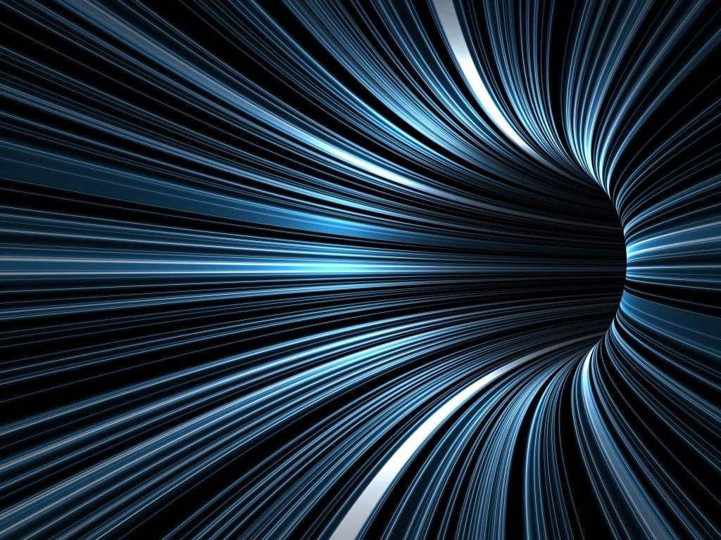 Tunnel 3D futuriste main product photo
