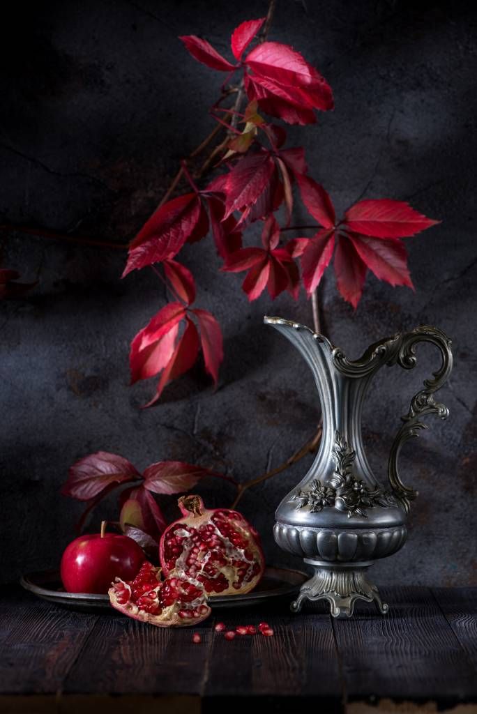 Boite de vin rouge et fruits rouges Boite de vin rouge et fruits rouges