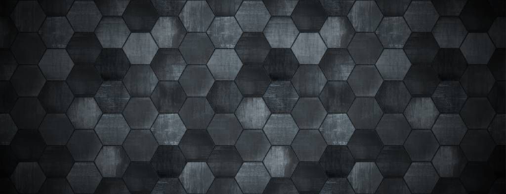 Hexagones en pierre grise main product photo