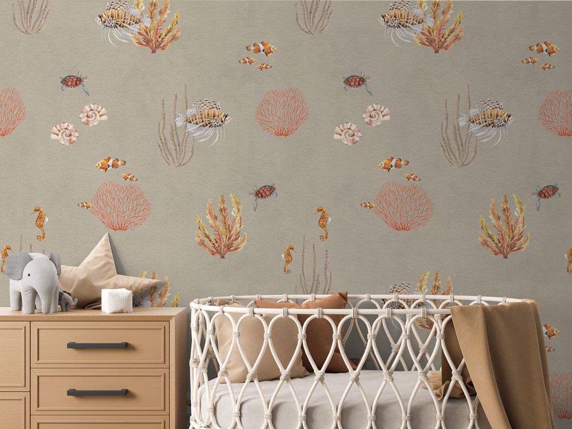 Coral Garden - Brown - 120