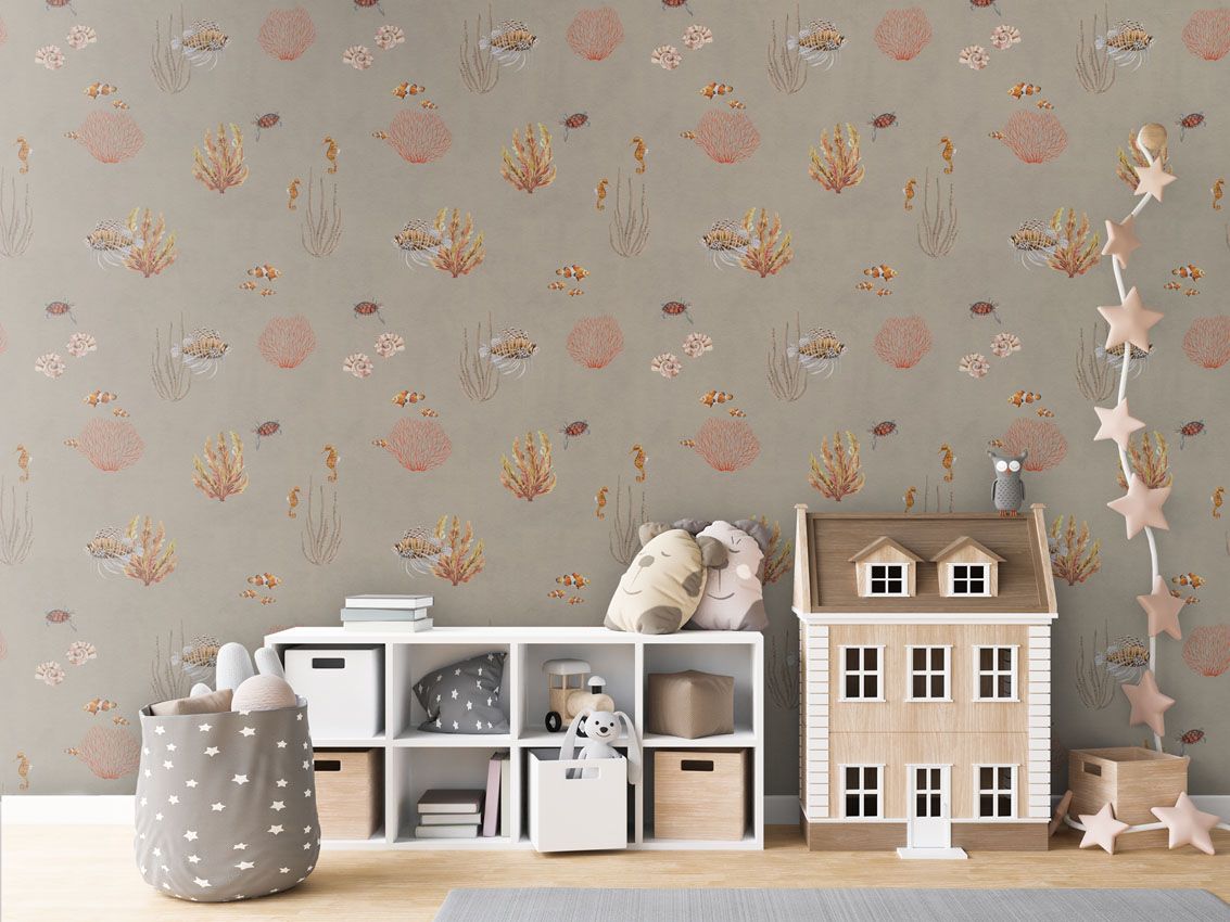 Coral Garden - Brown - 120