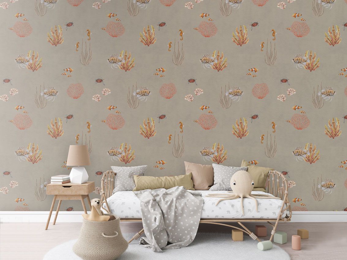 Coral Garden - Brown - 120 Coral Garden - Brown - 120