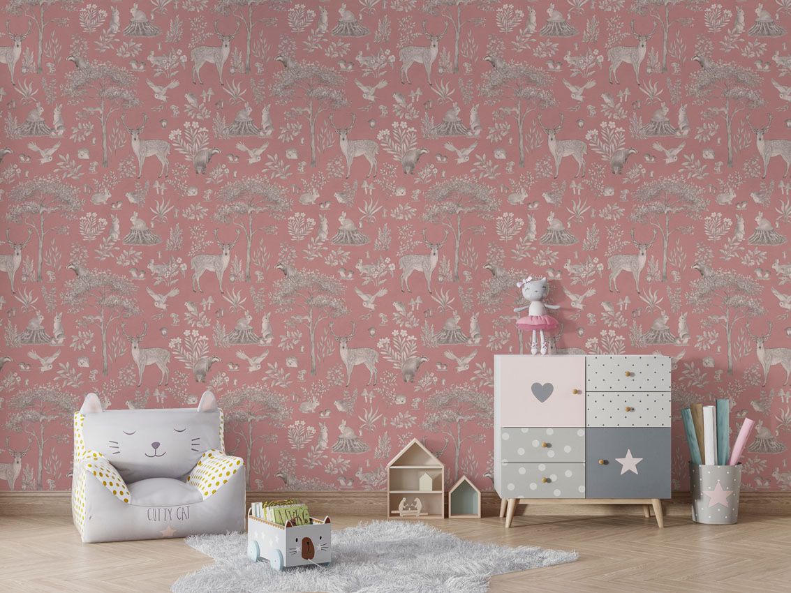 Fantastic Forest - Vintage Pink - 90