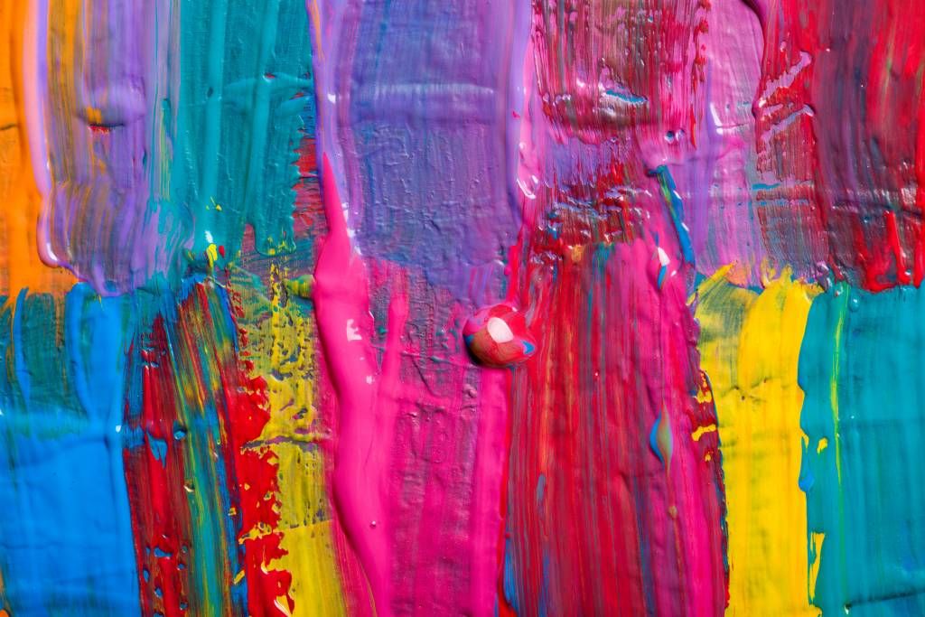 Peinture colorée main product photo