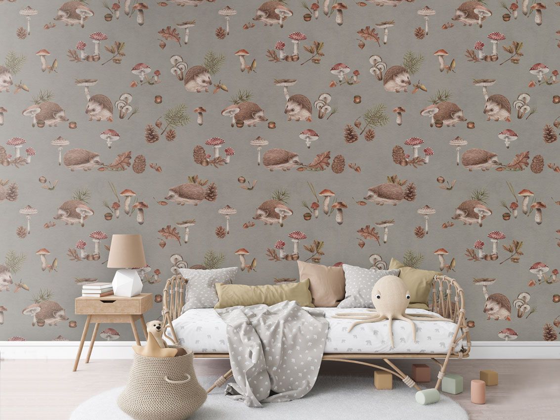 Happy Hedgehog - Taupe - 120 Happy Hedgehog - Taupe - 120
